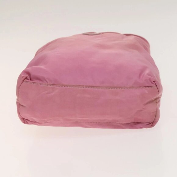 PRADA Tote Bag Nylon 2Set Gray Pink Auth 138061 - Picture 15 of 16